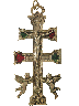 Cruz de Caravaca 16,5 cm.