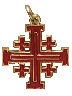 Cruz de Jerusalem 2 cm.
